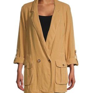 Free People Charly Blazer NWT M Tan